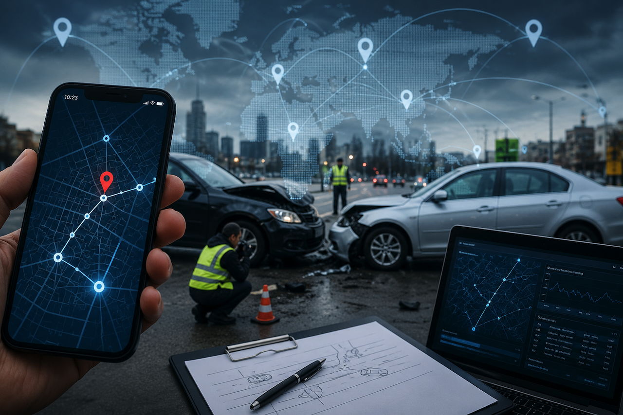 Geolocation data used in a modern accident investigation