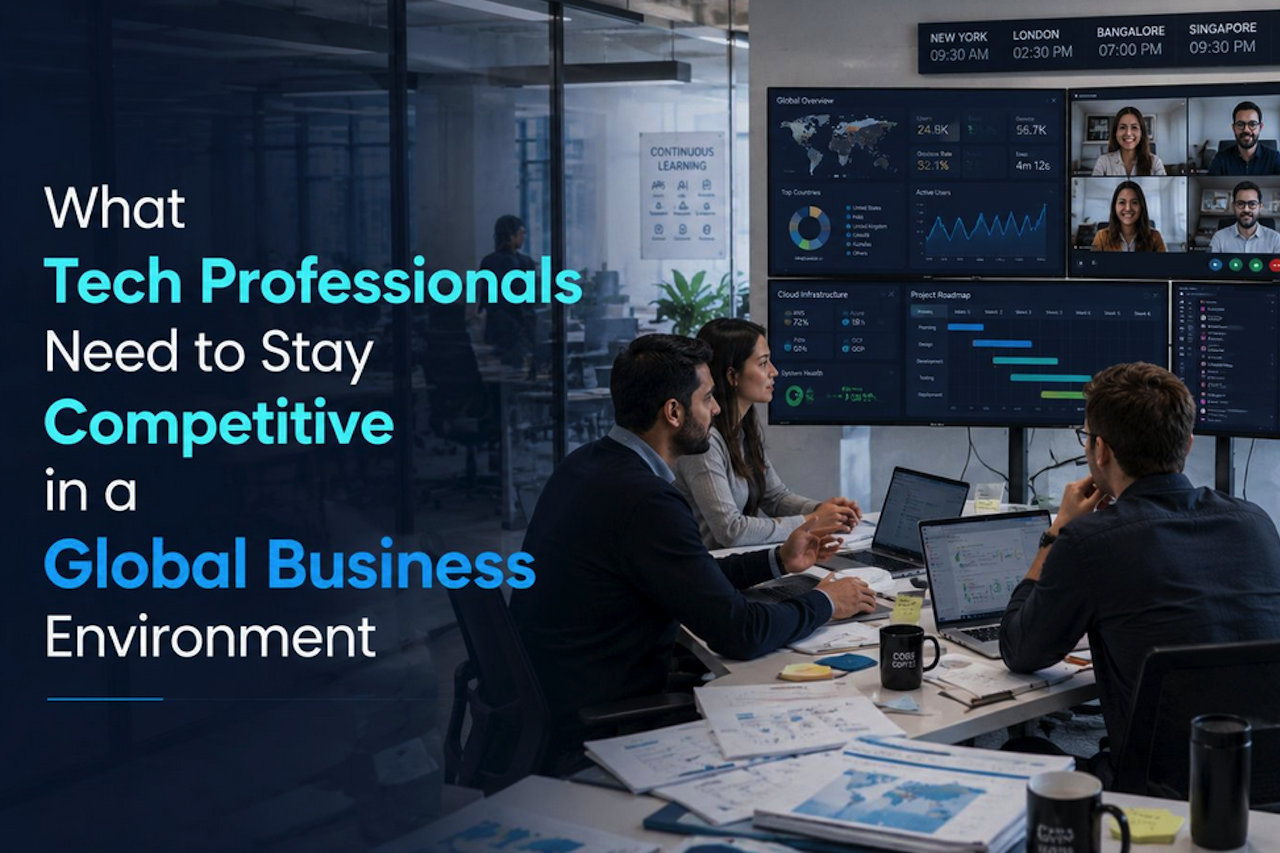 What Tech Professionals Need to Stay Competitive in a Global Business