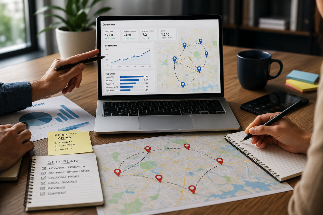 Multi-city SEO planning and local business growth strategy