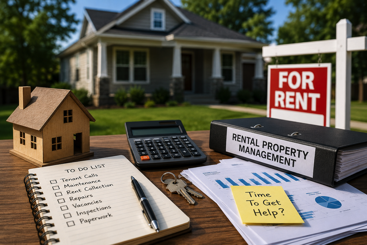 Rental property management workspace