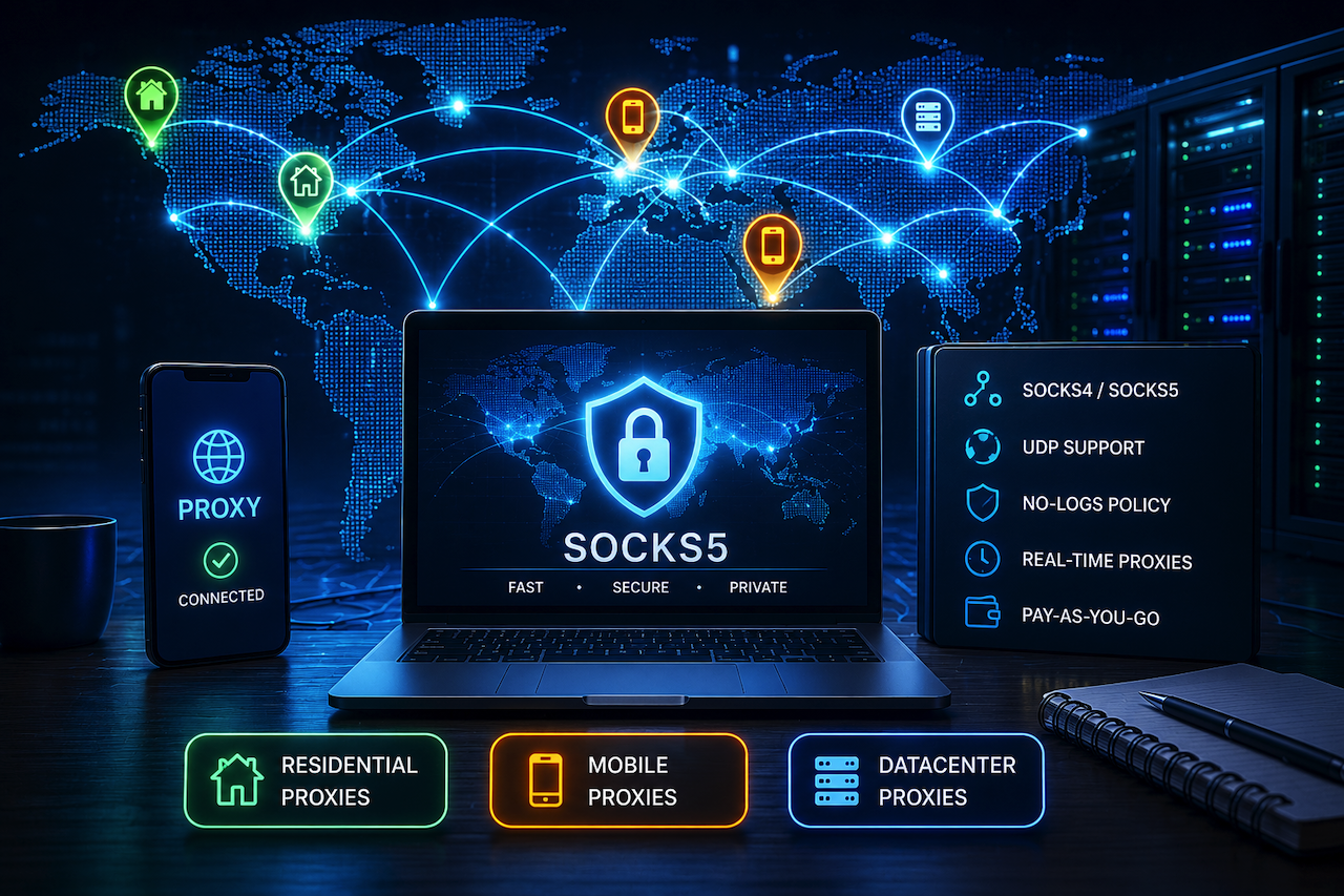 Global SOCKS5 proxy network