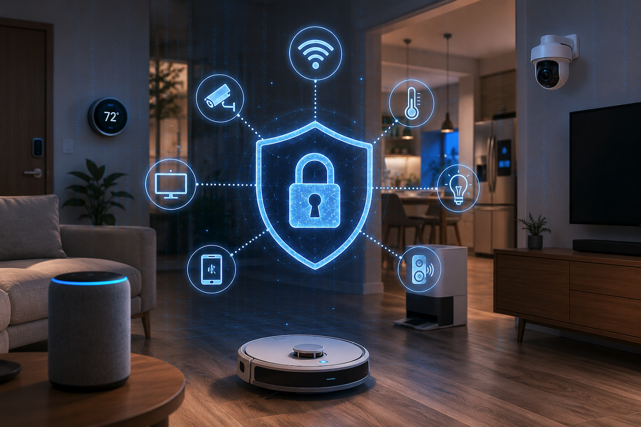 Smart home IoT security and connected devices