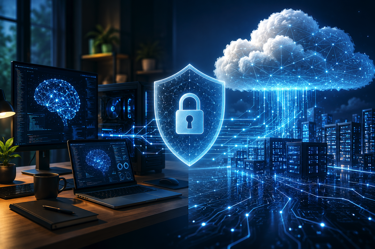 Local AI and cloud AI privacy and data security