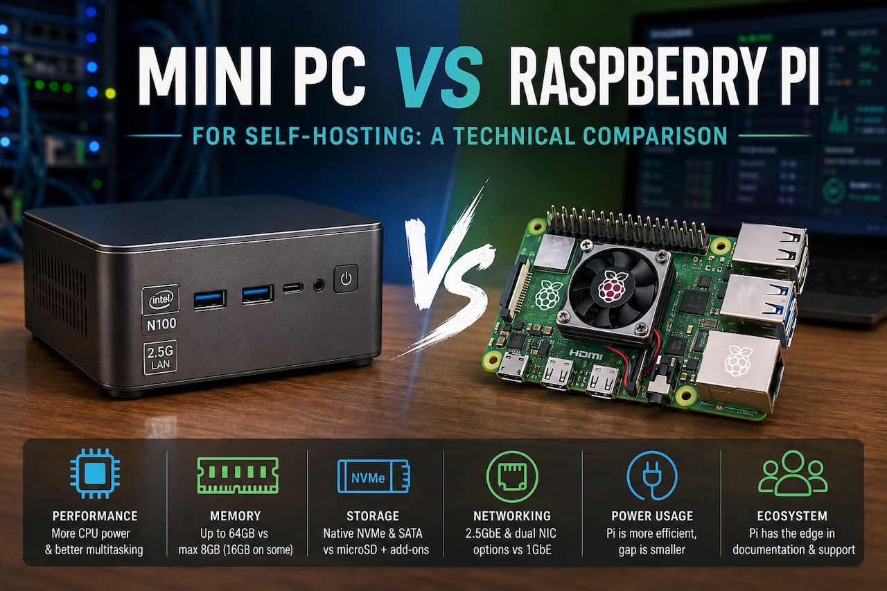Mini PC vs. Raspberry Pi