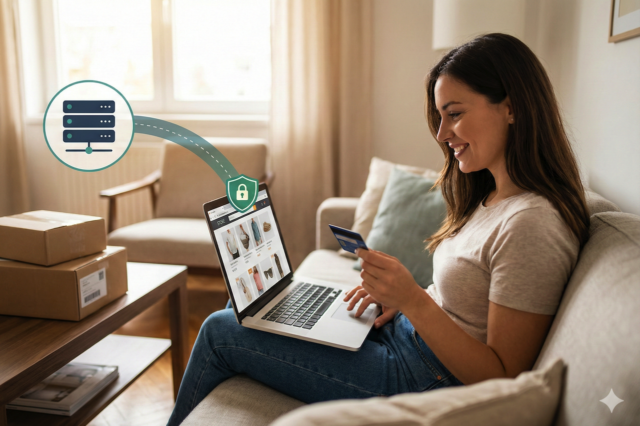 Online Shopper Using VPN