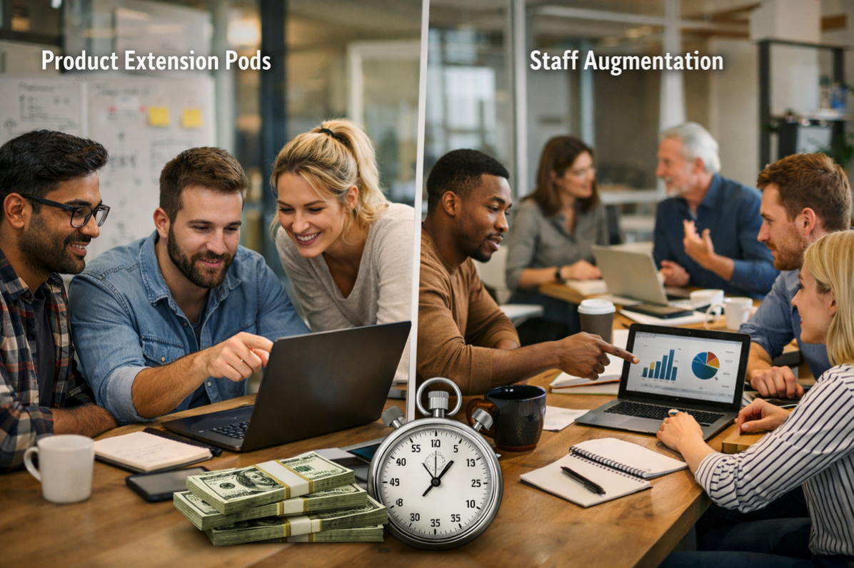 Product Extension Pods vs. Staff Augmentation