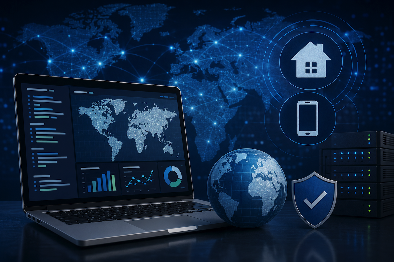 Global proxy infrastructure dashboard