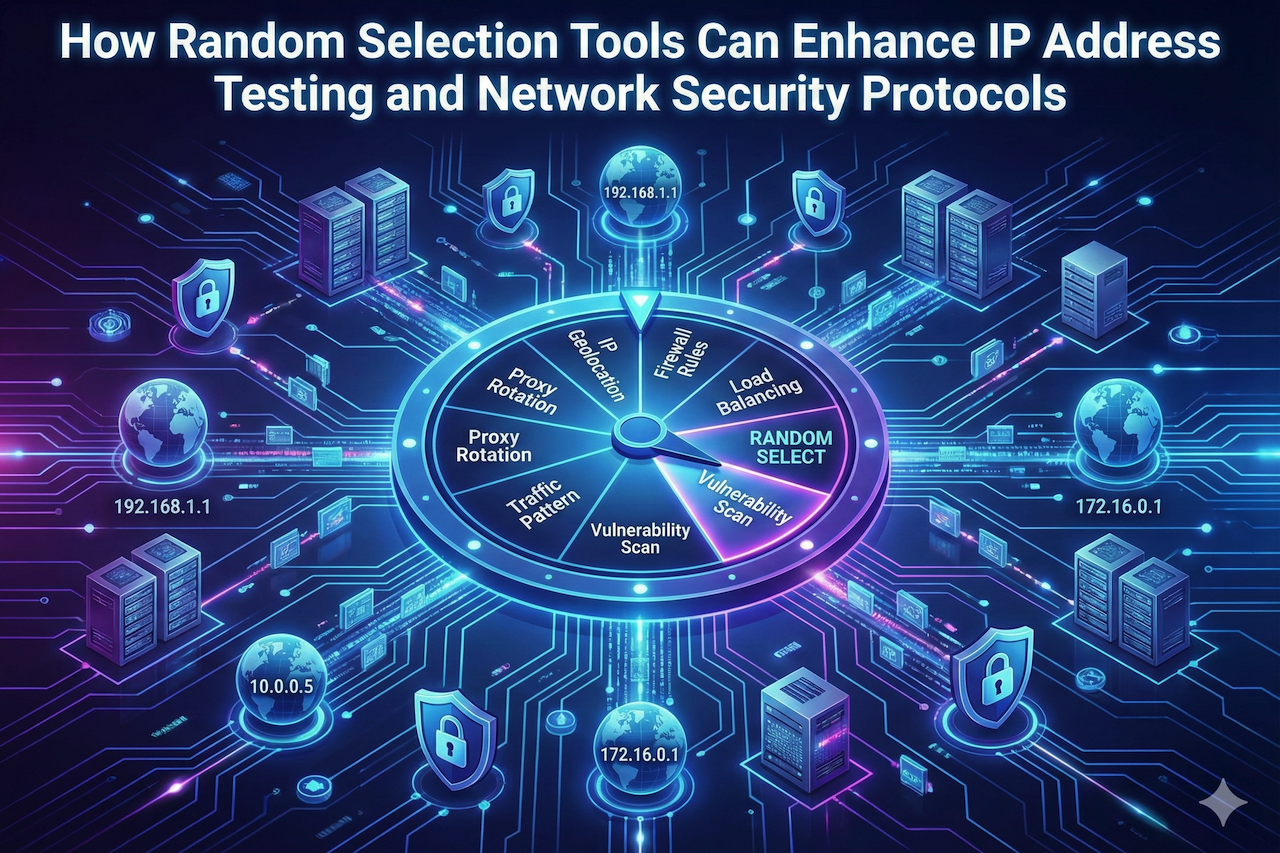 How Random Selection Tools Can Enhance IP Address Testing and Network Security Protocols