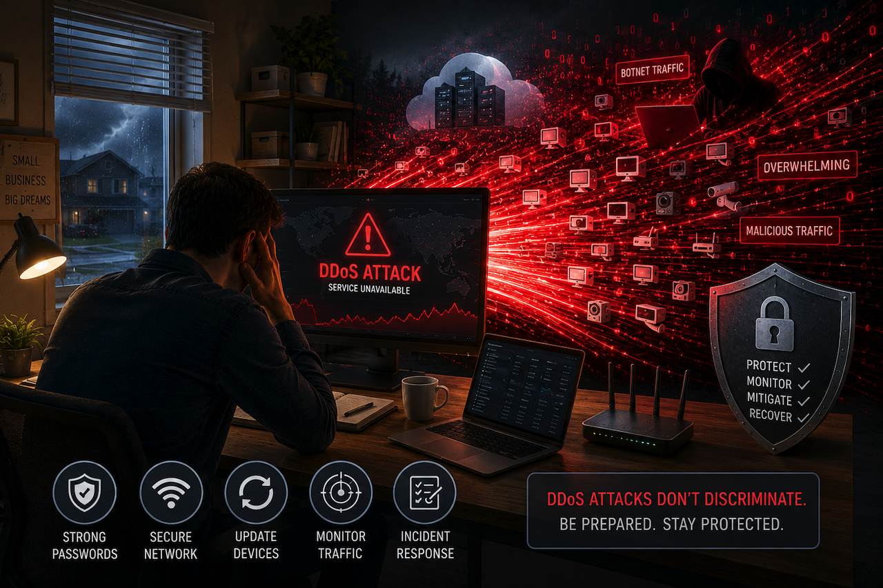 Residential business targeted by DDoS cyberattack