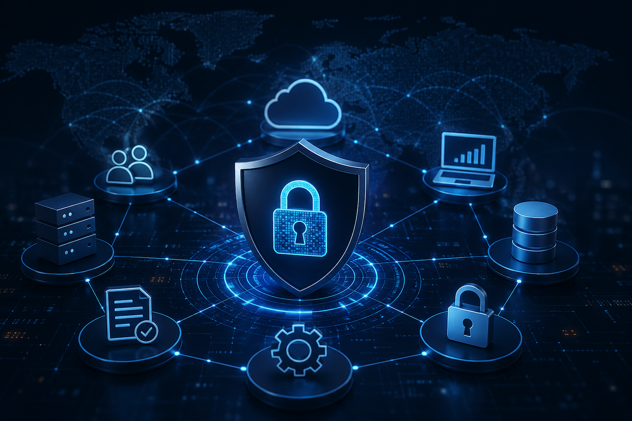 Cloud integration security illustration