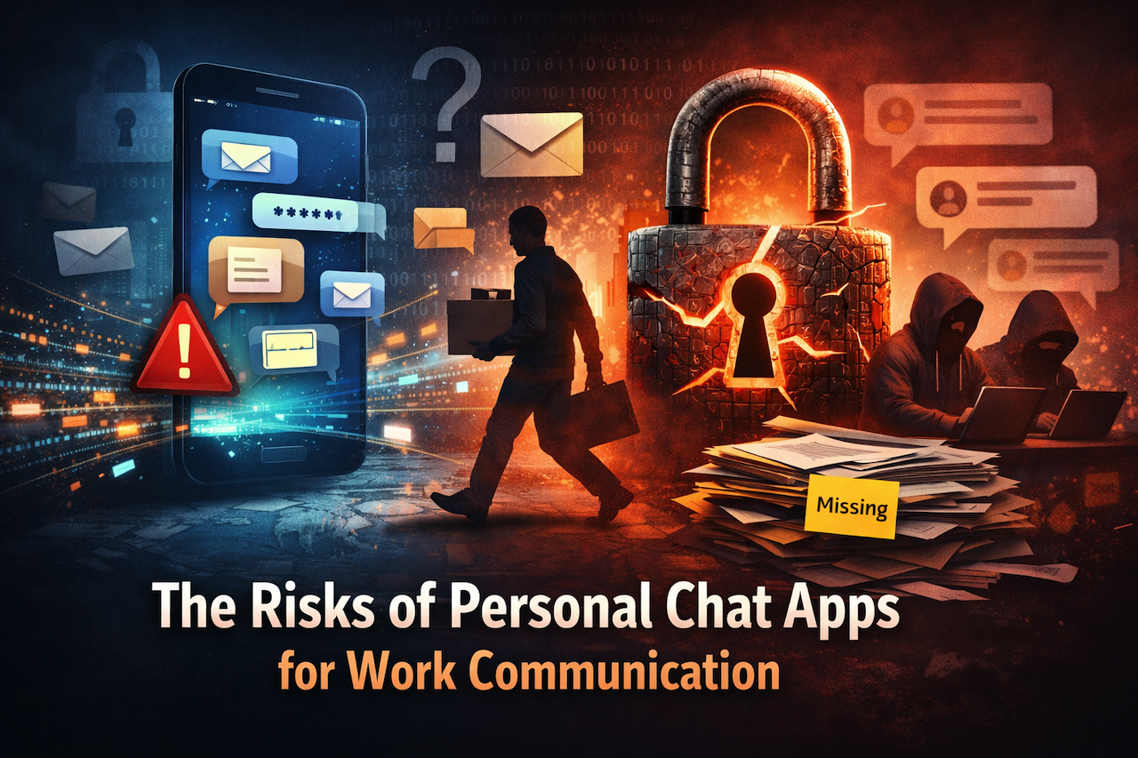 The risks of personal chat apps for work communication