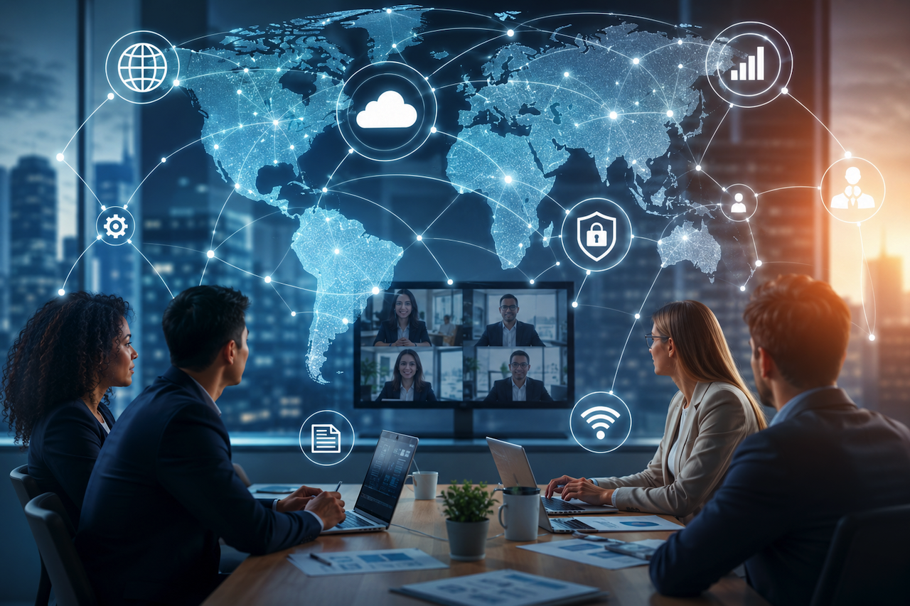 Global team collaboration powered by digital technology