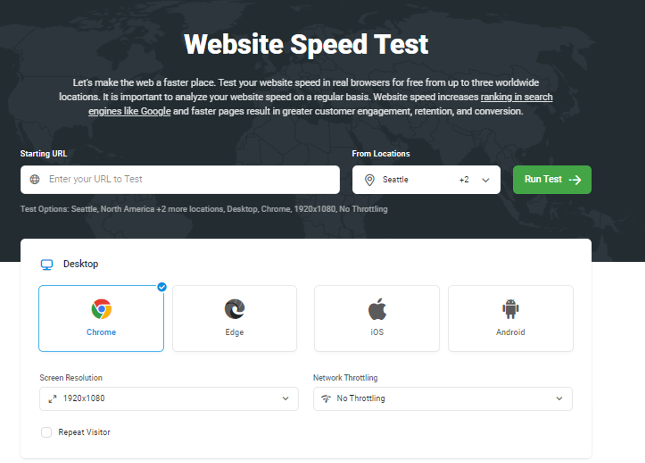 Dotcom Tools Speed Test