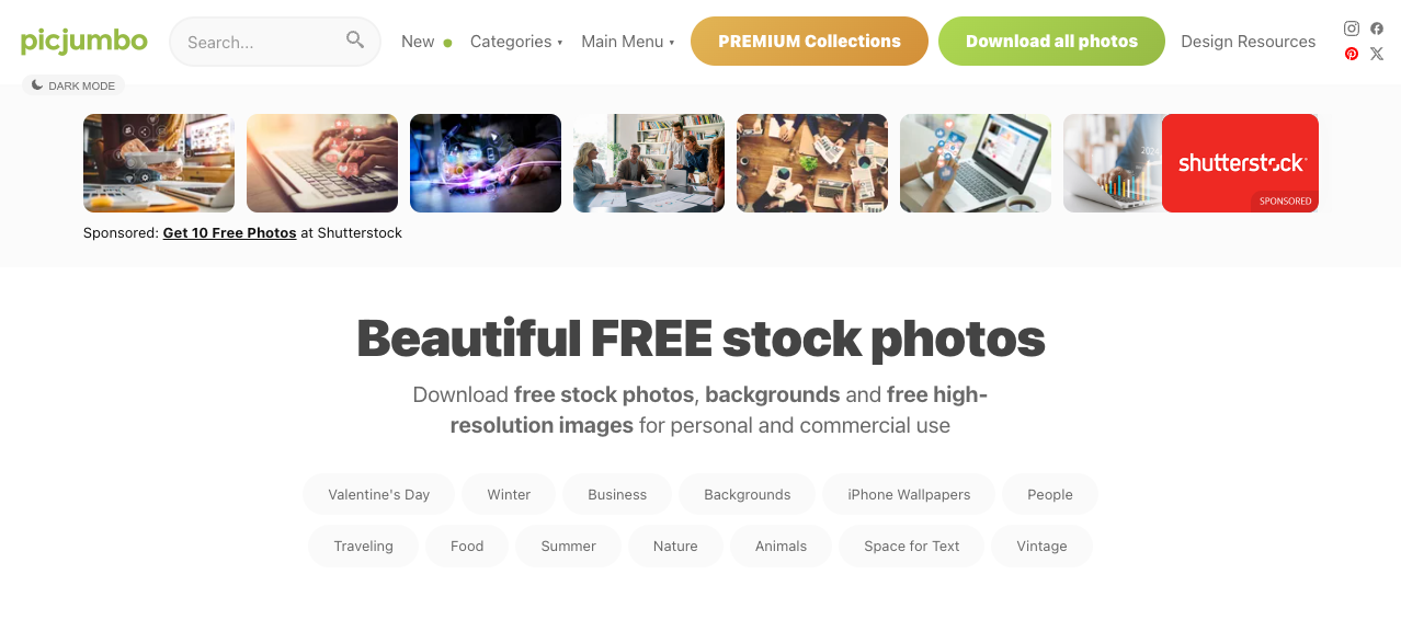 PicJumbo Free Stock Photos
