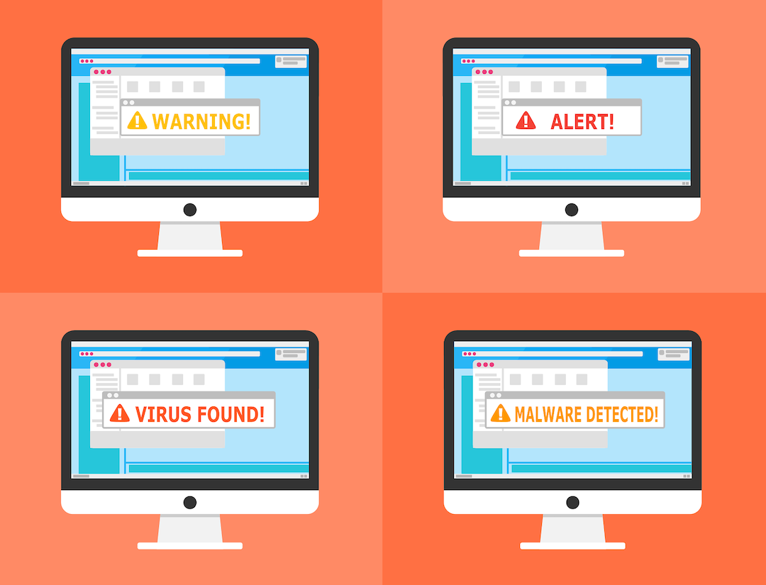 Web security warnings and alerts