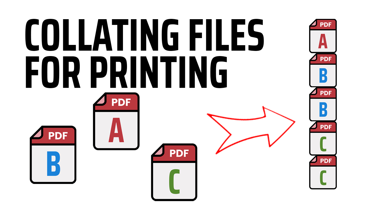 Collate Printing and File Splice Tool