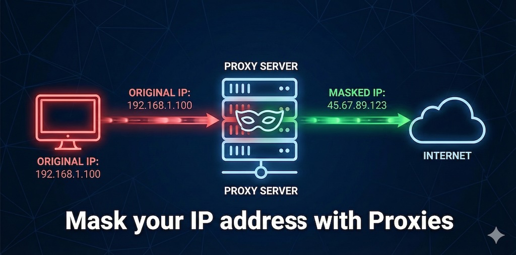 Mask IP with Proxies