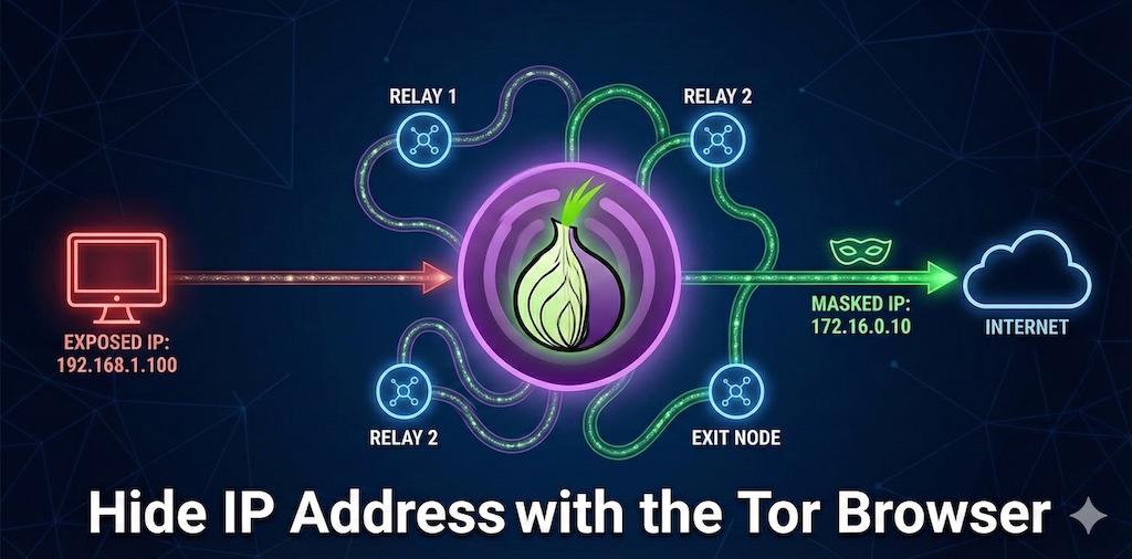 Hide IP Address with Tor Browser