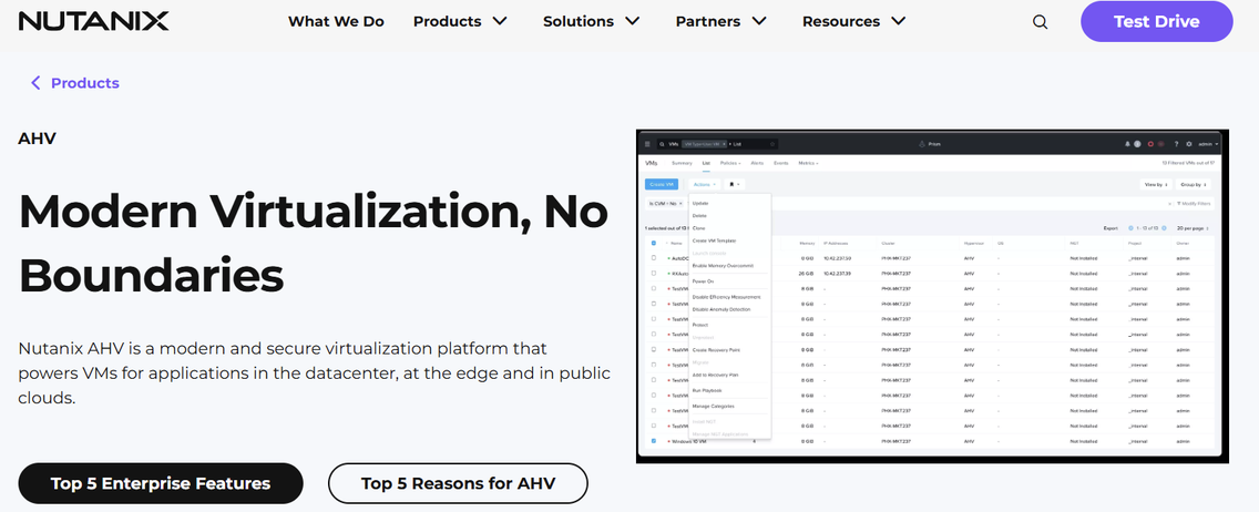 Nutanix AHV