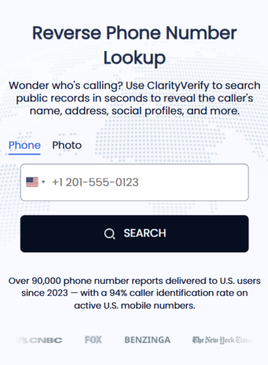 Reverse phone lookup