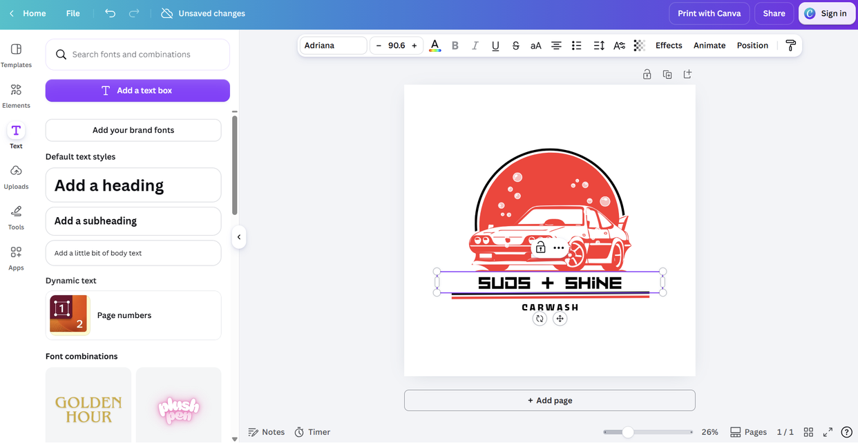 Canva drag-and-drop