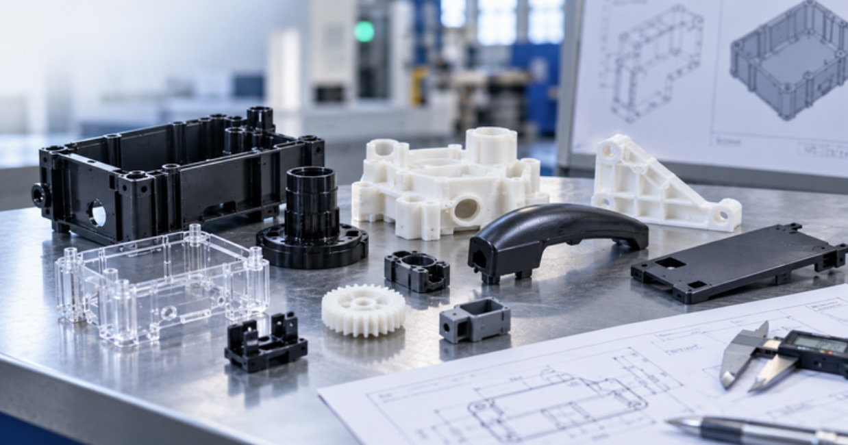 Custom plastic parts production process
