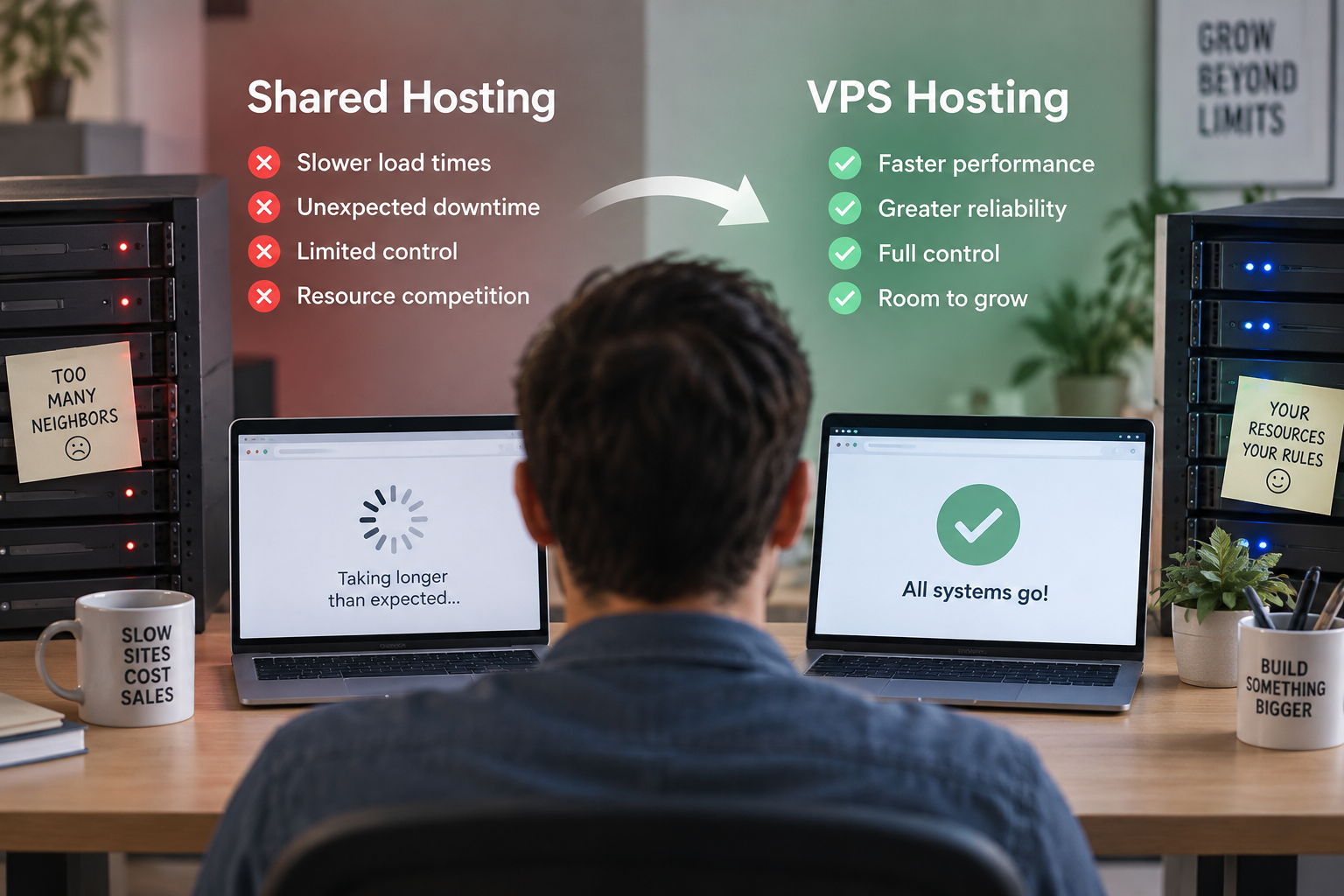 Shared vs VPS Hosting
