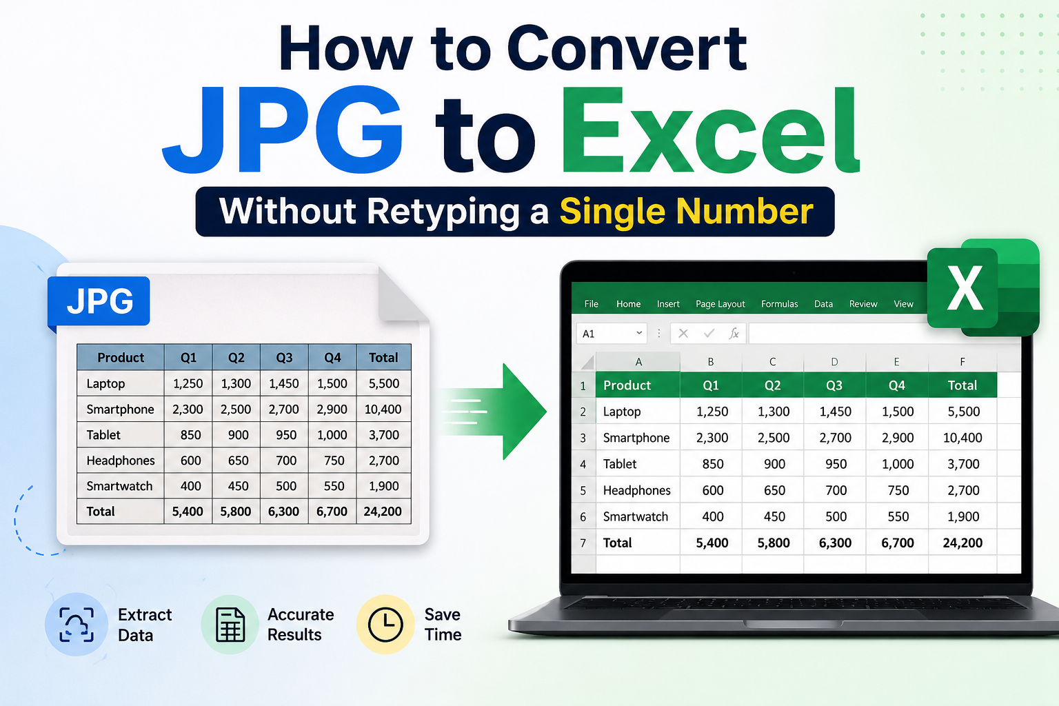 How to Convert JPG to Excel Without Retyping a Single Number (The Smart Way)