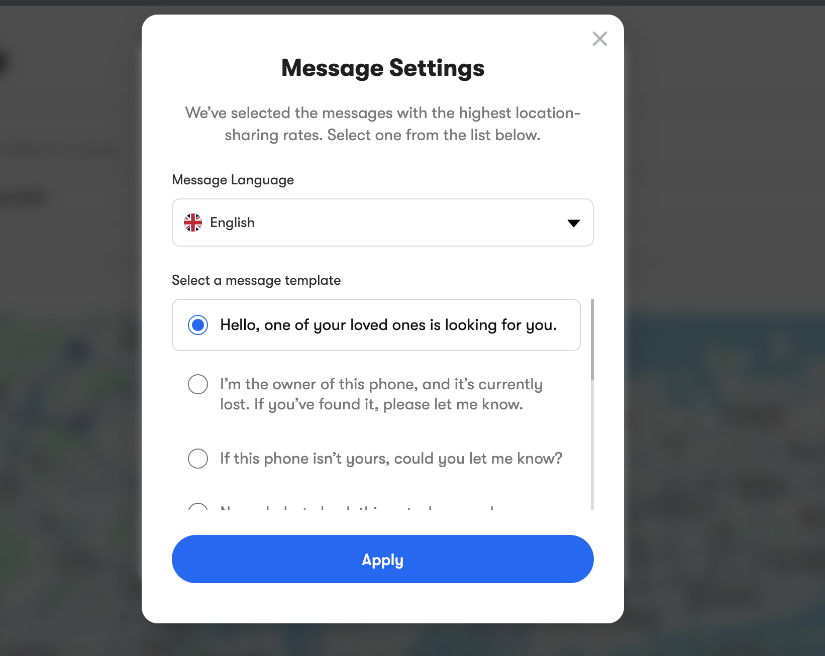 Message custsomization