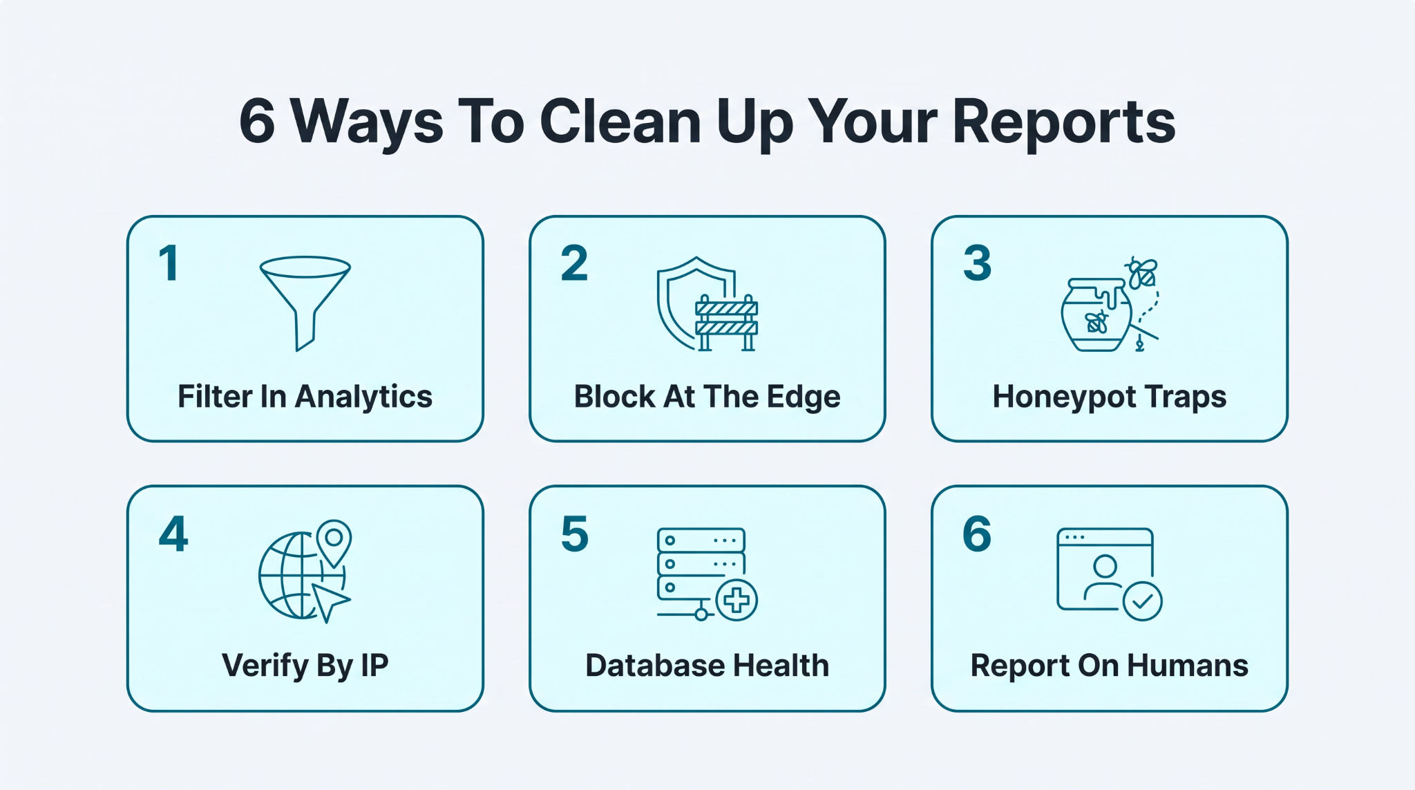 6 ways to clean up your reports