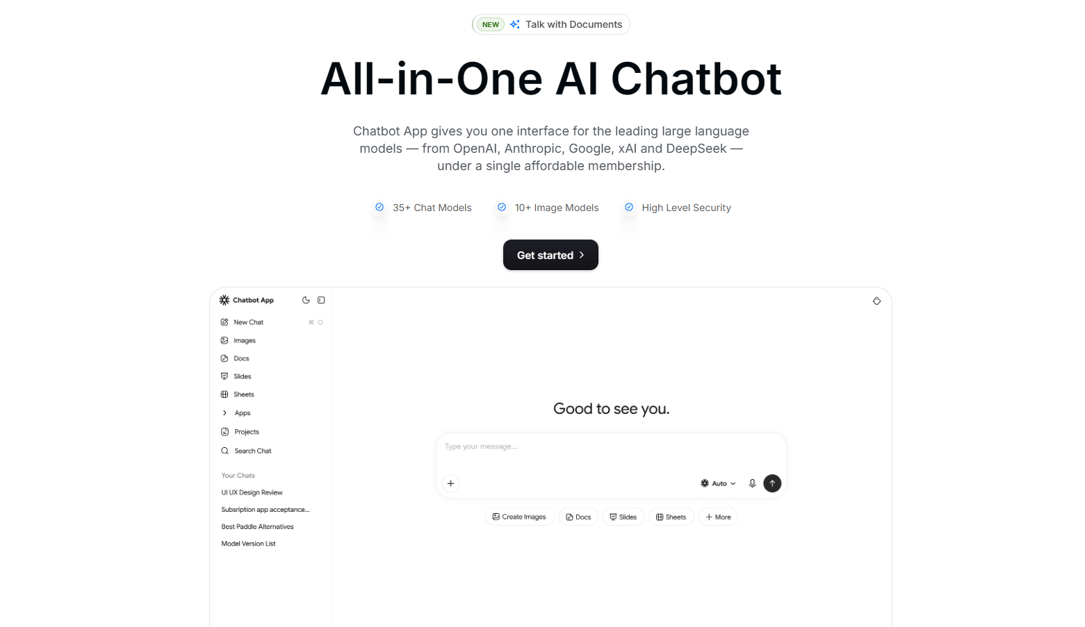 All-in-one AI chatbot