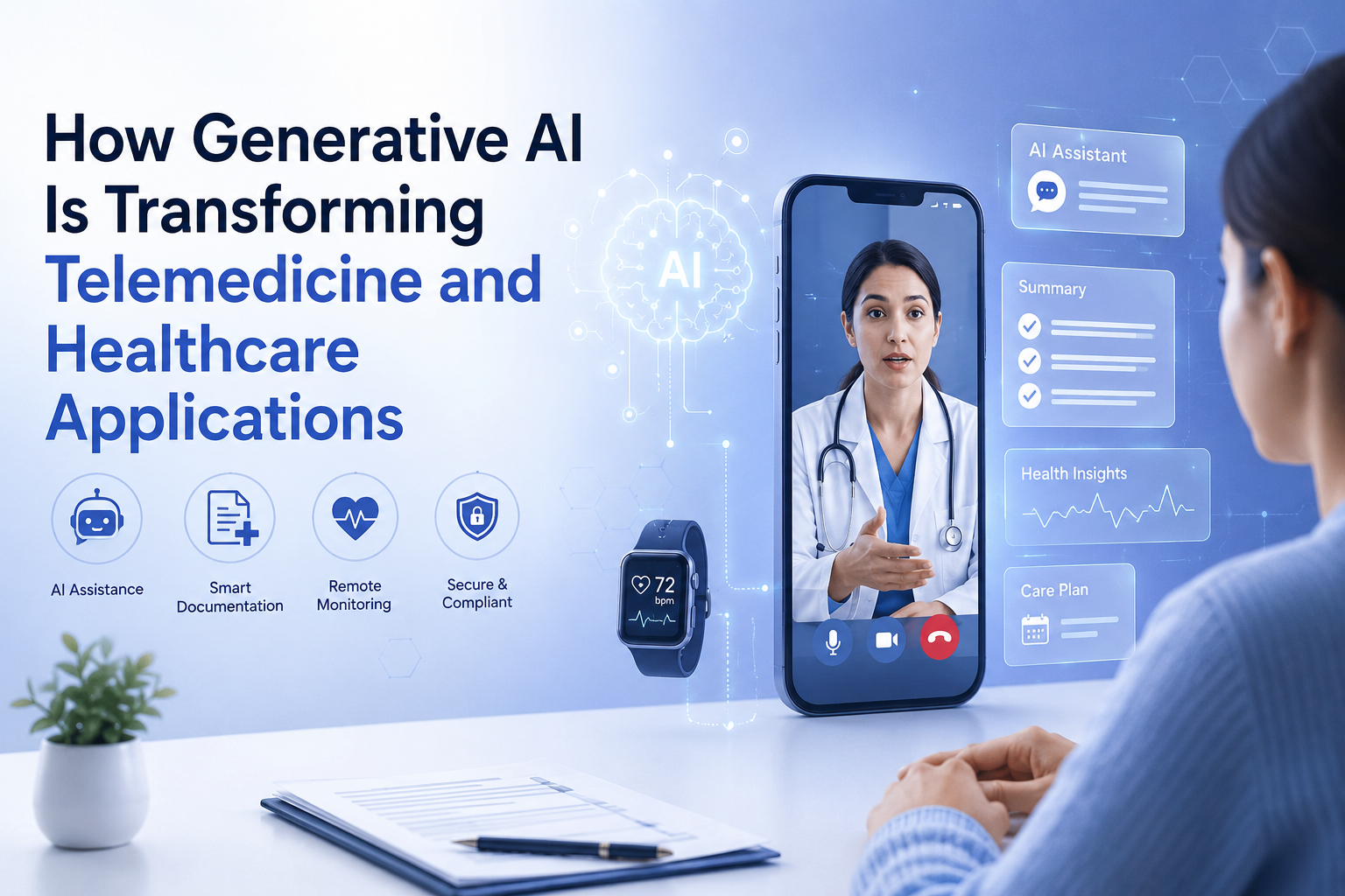 How Generative AI Is Transforming Telemedicine and Healthcare Applications