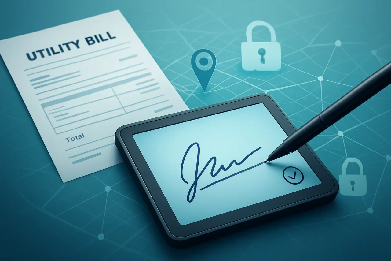 The Role of Digital Signatures in Utility Bill Authentication