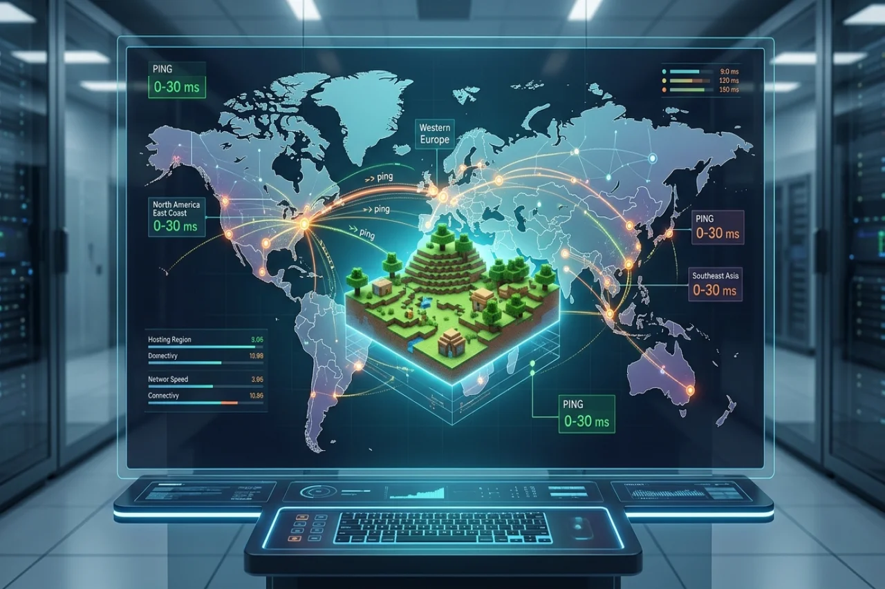 How to Choose the Right Minecraft Hosting Region for Your Players