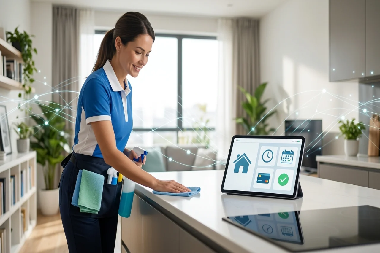 How Do Online Booking Systems Work for Home Cleaning Services?