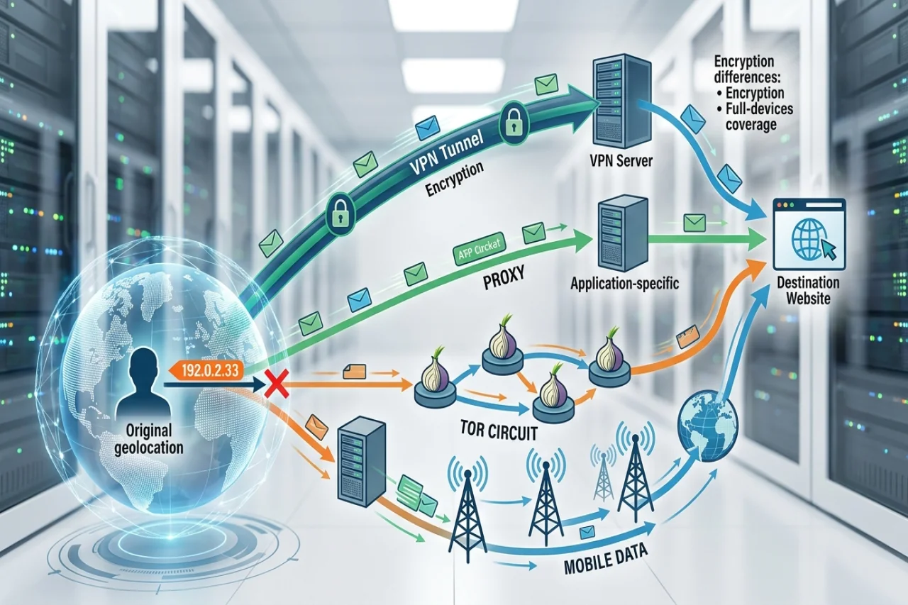 How to Hide Your IP Address: 4 Methods Compared