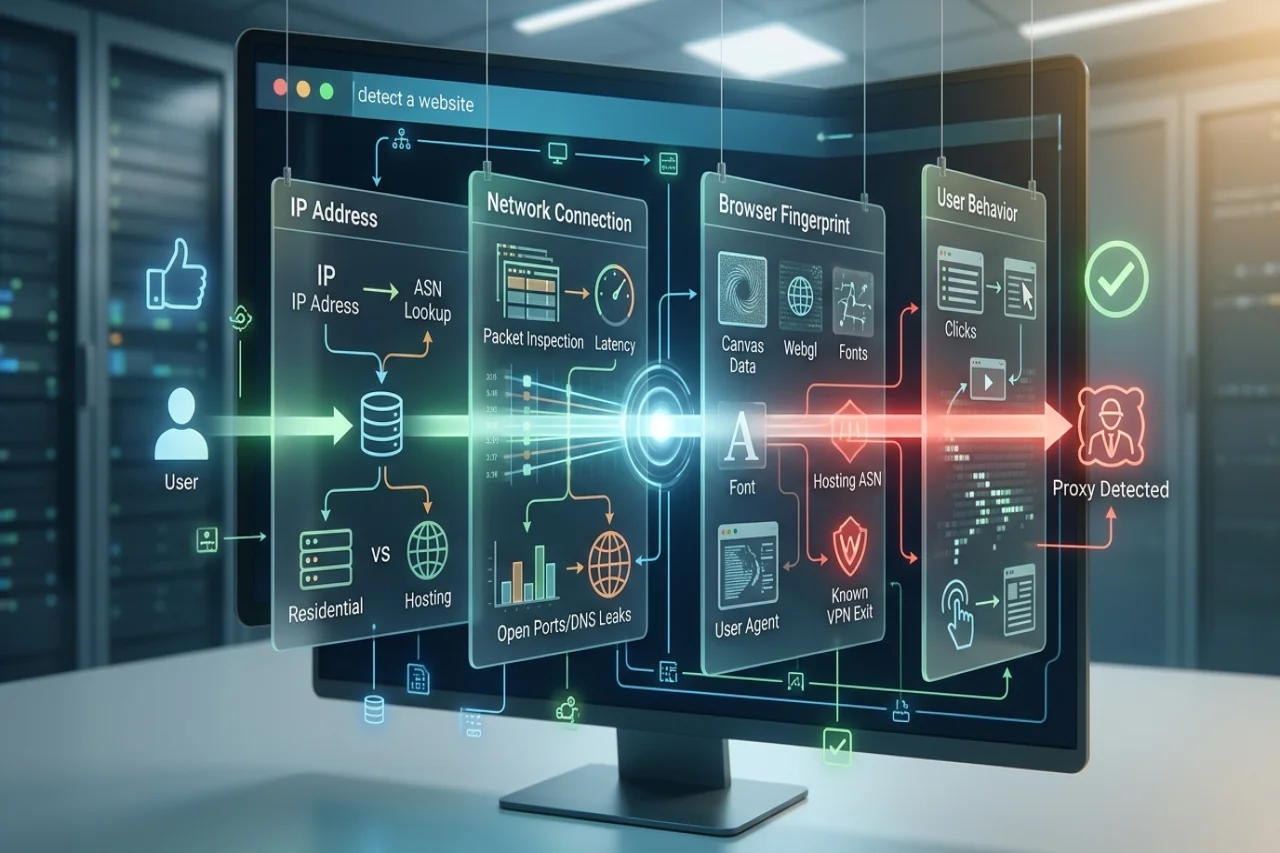 How Websites Detect Proxies and VPNs