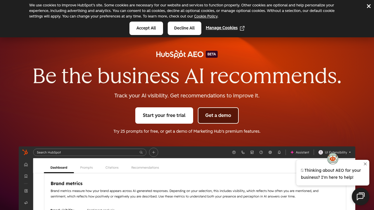 HubSpot AEO